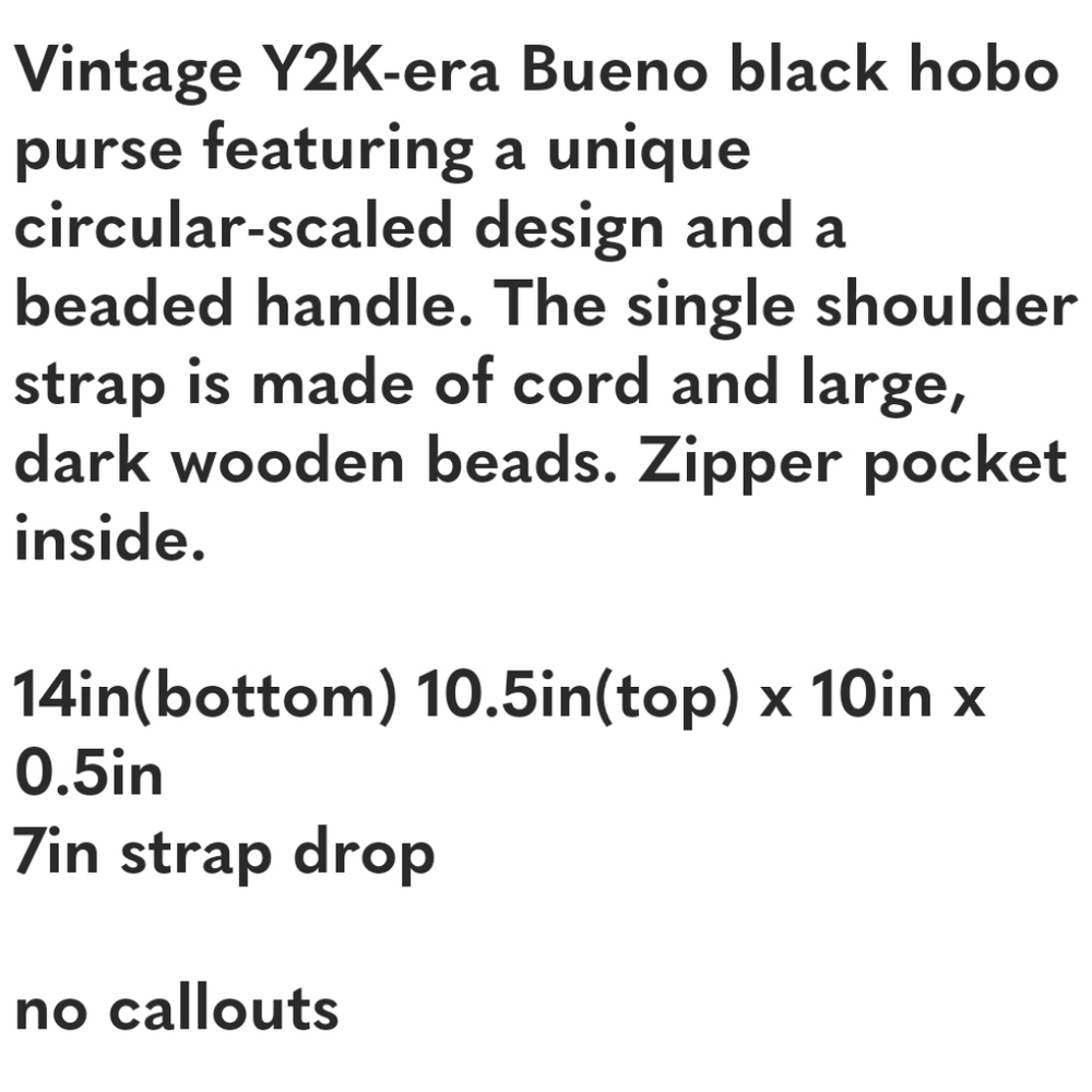 Bueno Leather Circle Pattern Bag - image 9